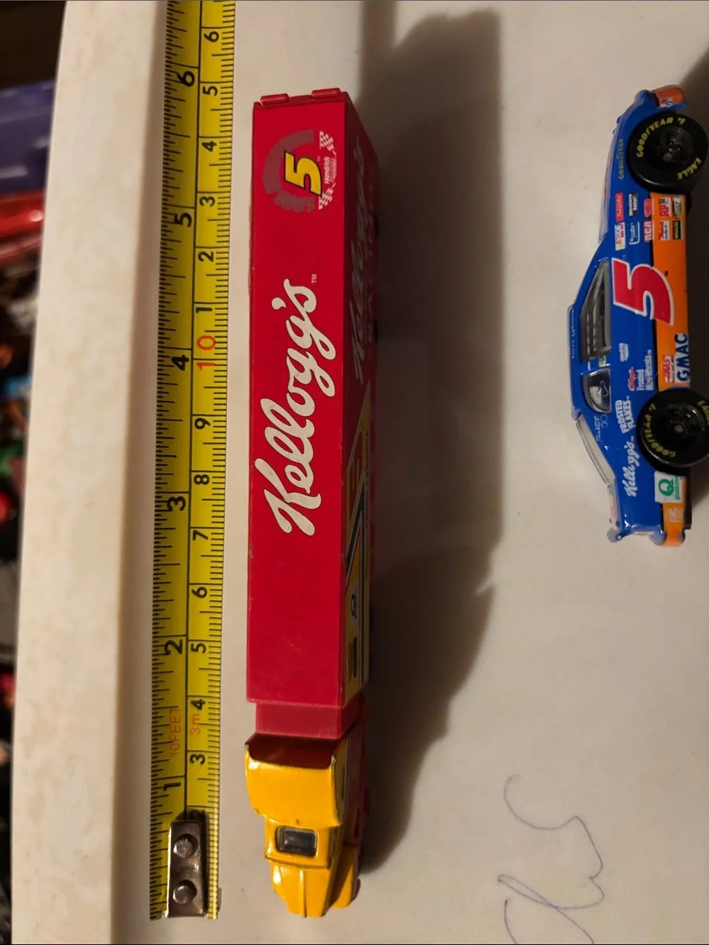 The King Richard Petty #43 Blue and Orange Die-Cast Toy Car +